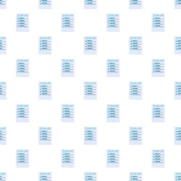 To do list seamless pattern planning organization productivity 스톡 일러스트