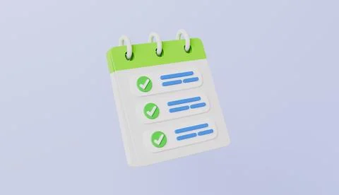 To do list, task completion, checklist note, goal success and mission Stock Illustration
