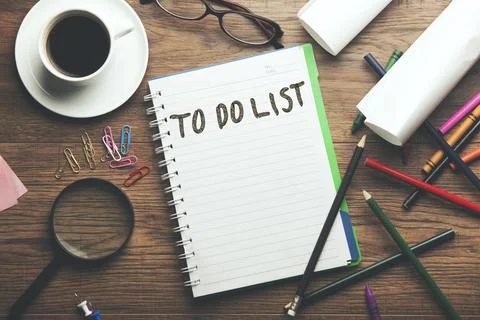 To do list text Stock Photos