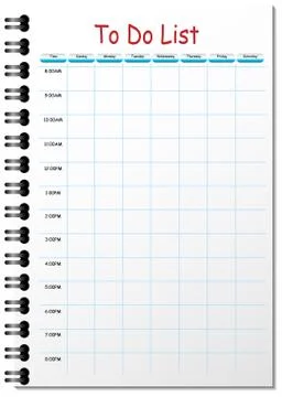 To do list timetable Stock Illustration