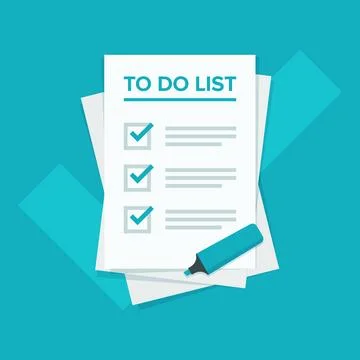 To do list vector icon concept Stock Illustration