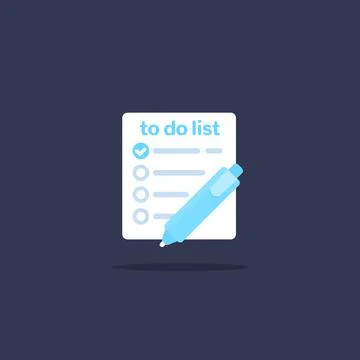 To do list, vector icon Stock Illustration