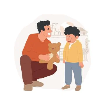 Do not buy good behavior isolated cartoon vector illustration. Stock Illustration