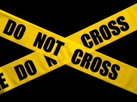 Do not cross Stock Photos