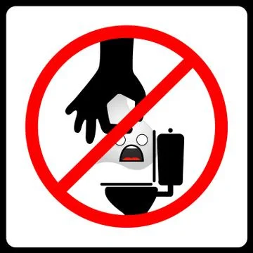 Do not Dispose tissue paper vector Stock Illustration