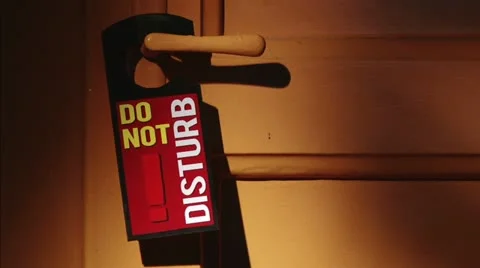 Do not disturb 動画素材 11963529