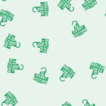 Do not disturb hybrid work glyph seamless pattern Stockillustratie