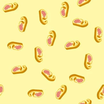 Do not disturb hybrid work isometric icon seamless pattern Stock Illustration