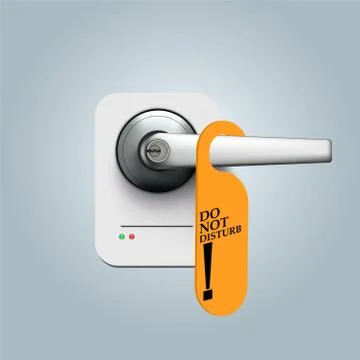 Do not disturb イラスト素材