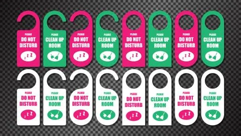 Do not disturb Stock Illustration