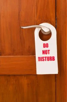 Do not disturb Stock Photos