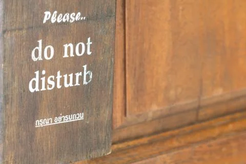 Do not disturb Stock Photos