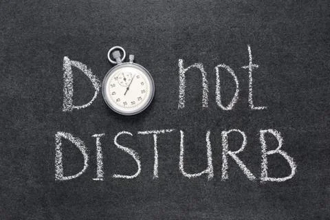 Do not disturb Stock-Fotos