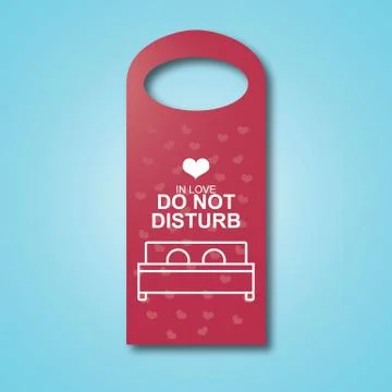 Do Not Disturb Sign Stock Illustration