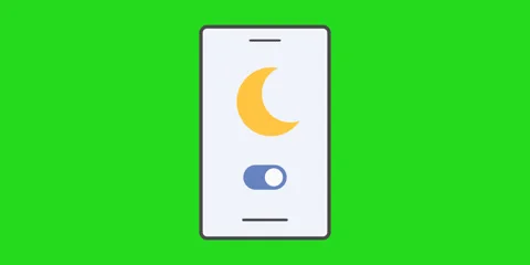 Do Not Disturb Toggle Animation 스톡 동영상 330623620