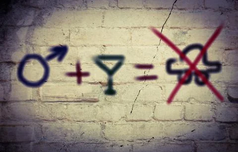 Do not drink and drive concept Stock Illustration