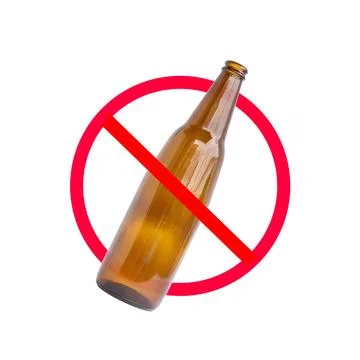 Do not drinking sign Stock Photos