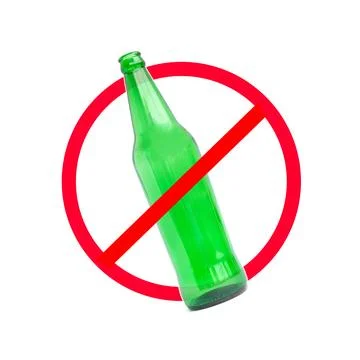 Do not drinking sign Stock Photos