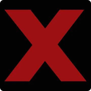 Do not drive in the lane under the red X. Stock Illustration