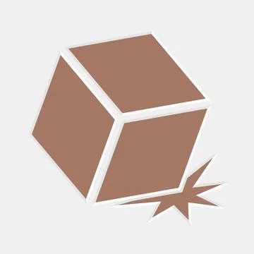 Do Not Drop. Fragile Items. Packaging Symbol. Sign and Label Indicating Tha.. Stock Illustration