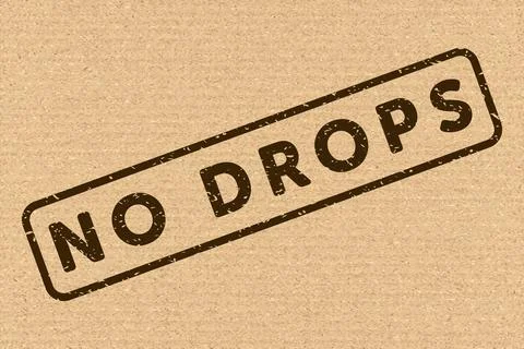 Do Not Drop. Fragile Items. Packaging Symbol. Sign and Label Indicating Tha.. Stock Illustration