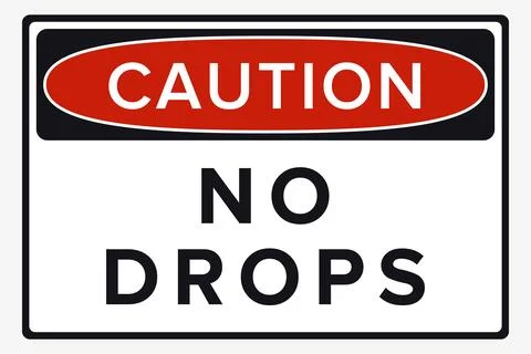 Do Not Drop. Fragile Items. Packaging Symbol. Sign and Label Indicating Tha.. Stock Illustration