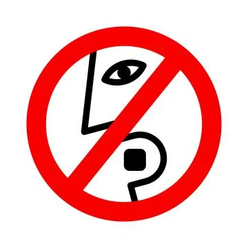 Do not eat icon Stock Illustration