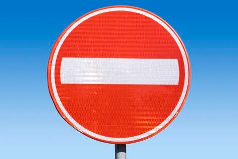 Do Not Enter and One Way sign Stock Photos