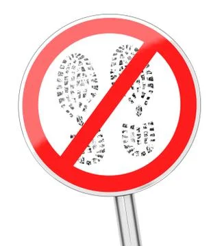 Do not enter! Stock Illustration