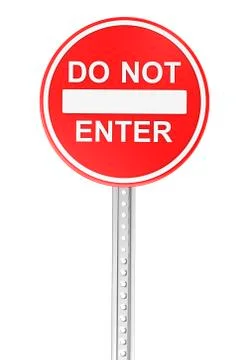 Do not enter Stock Illustration