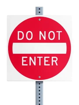 Do not enter Stock Illustration