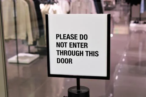 Do Not Enter Foto stock