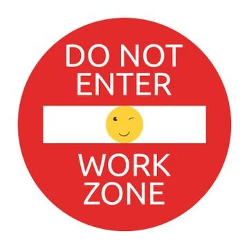 Do not enter sign Stock Illustration