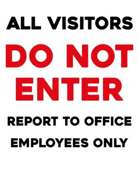 Do not enter sign Stock Illustration