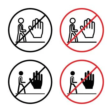 Do Not Enter Sign for Restricted Areas, Safety Notices, and Traffic Regulatio Stock Illustration