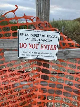 Do Not Enter Sign Trail Closed No Access Sign Hiking Trails Photos