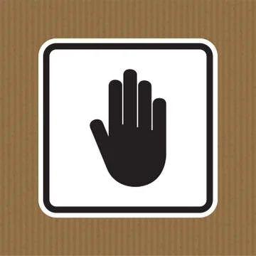 Do Not Entry Symbol Sign Isolate On White Background,Vector Illustration Stock Illustration