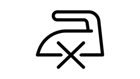 Do not iron icon animation Stock Footage 152640446
