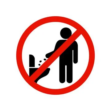 Do not litter in toilet vector icon. Keep clean sign. Stock Illustration