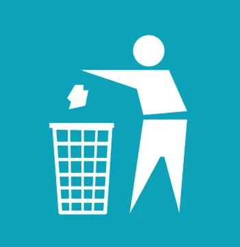 Do not litter, vector sign Stock Illustration