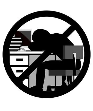 Do not nap Stock Illustration