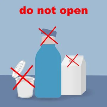 Do not open Stock Illustration