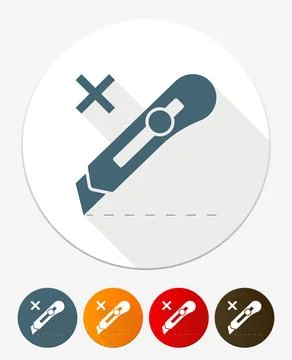 Do Not Open With Knife. Protective Packaging Instruction. Packaging Symbol... Stock Illustration