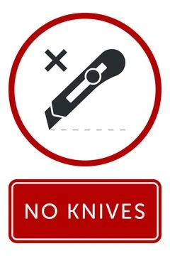 Do Not Open With Knife. Protective Packaging Instruction. Packaging Symbol... Stock Illustration