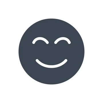 Do not panic related vector glyph icon. Illustrazione stock