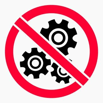 Do not repair. No settings. イラスト素材