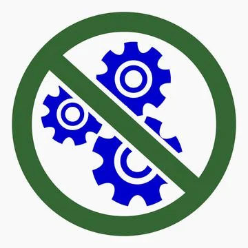 Do not repair. No settings. Stockillustratie