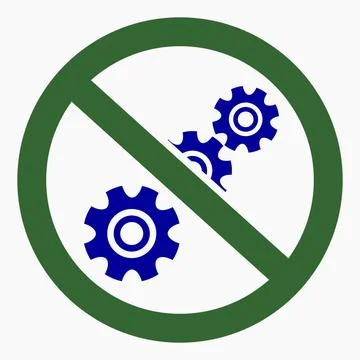 Do not repair. No settings. 스톡 일러스트