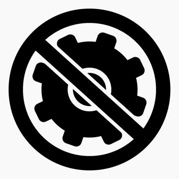 Do not repair. No settings. 스톡 일러스트