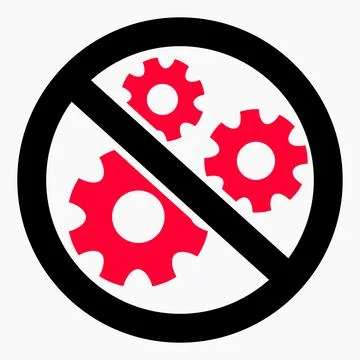 Do not repair. No settings. Stockillustratie